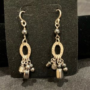 Silpada sterling and marcasite drop earrings